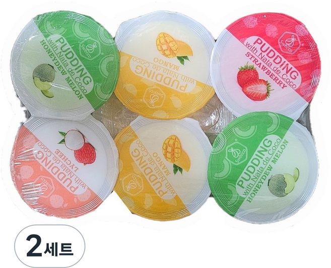 스위코 푸딩 6p, 480g, 2세트