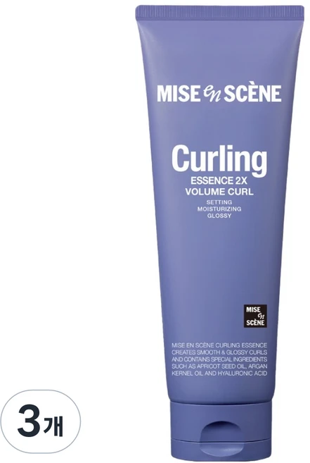 미쟝센 컬링 에센스 2X 볼륨 컬 크림, 250ml, 3개 - 쿠팡