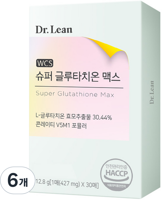닥터린 슈퍼 글루타치온 맥스 30p, 12.8g, 6개