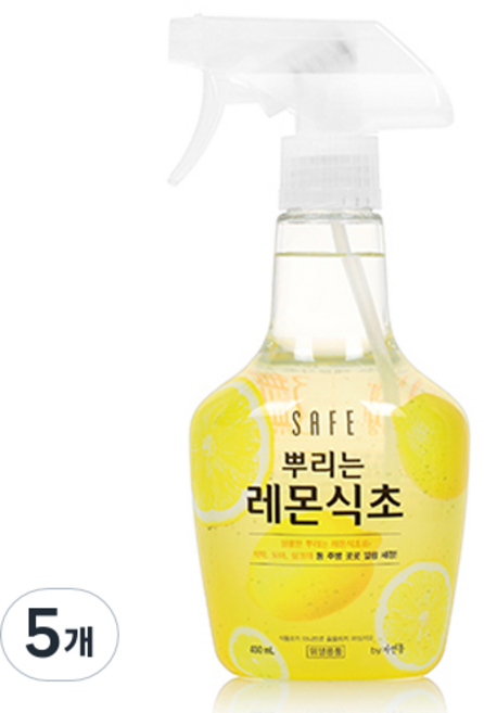 세이프 뿌리는 레몬식초, 400ml, 5개