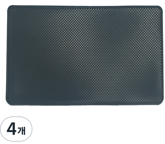 쎈나인 차량용 논슬립 대형 접착 패드, 4개