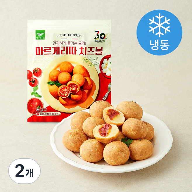 사옹원 마르게리따 치즈볼 (냉동), 240g, 2개