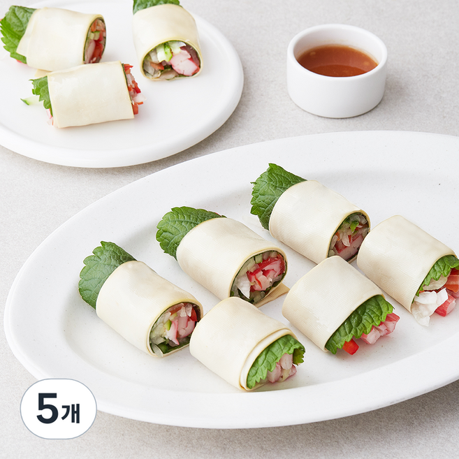 정미경키친 포두부야채말이, 250g, 5개