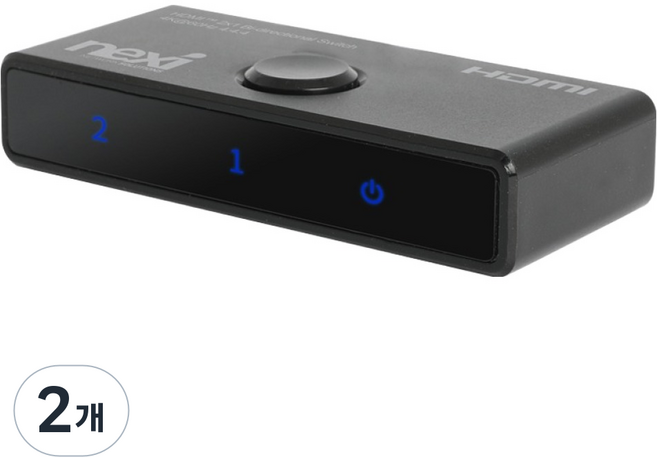 넥시 1:2 2:1 4K HDMI 양방향 스위치, 2개