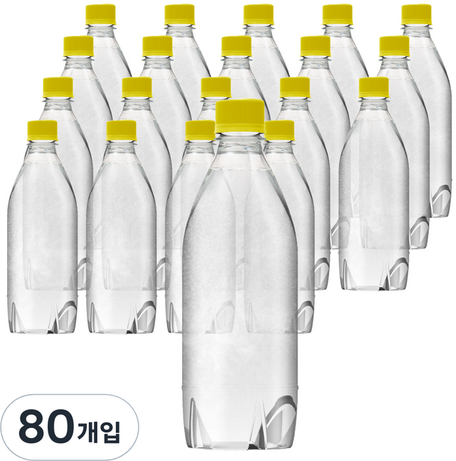 탐사스파클링 레몬 무라벨, 500ml, 80개