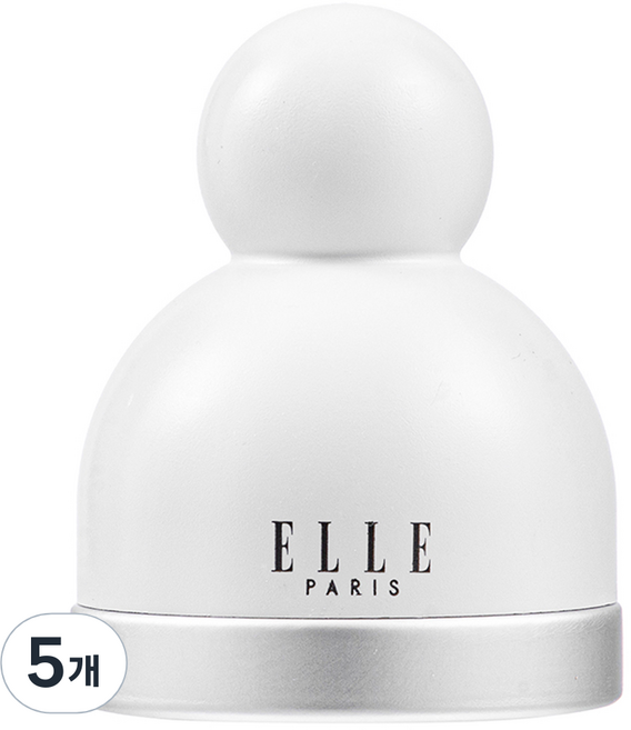 ELLE PARIS 페이스 마사지 쿨링스틱 마사지기, 5개, 화이트