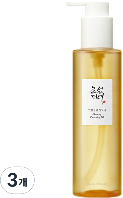 BeautyofJoseon 人參卸妝油, 3個, 210ml