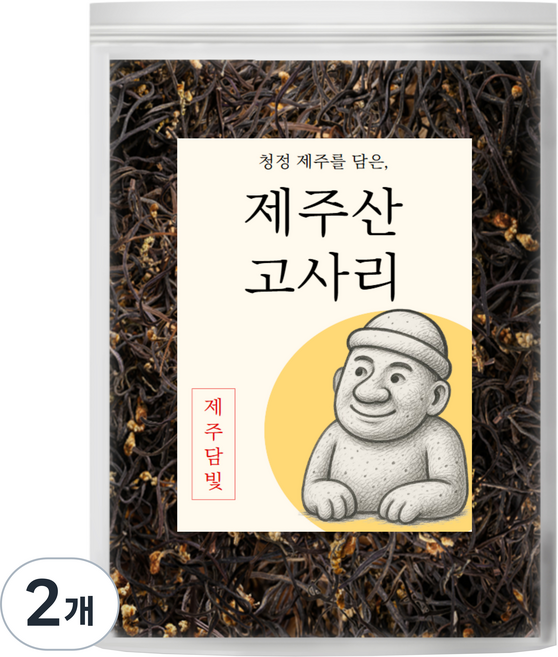 제주담빛 제주산 건고사리, 50g, 2개