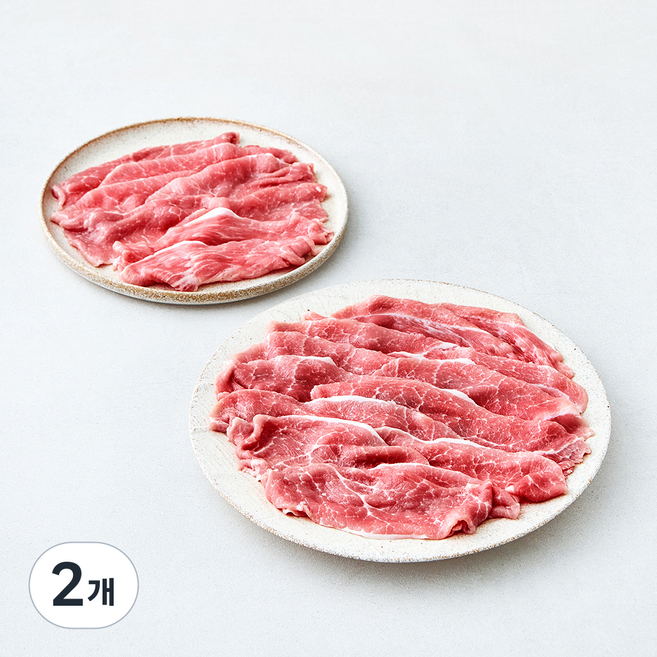 선진포크한돈 뒷다리 불고기용 (냉장), 2개, 1kg