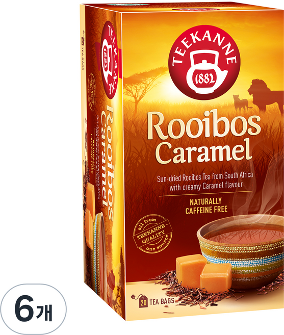 티칸네 루이보스 카라멜, 1.75g, 20개입, 6개