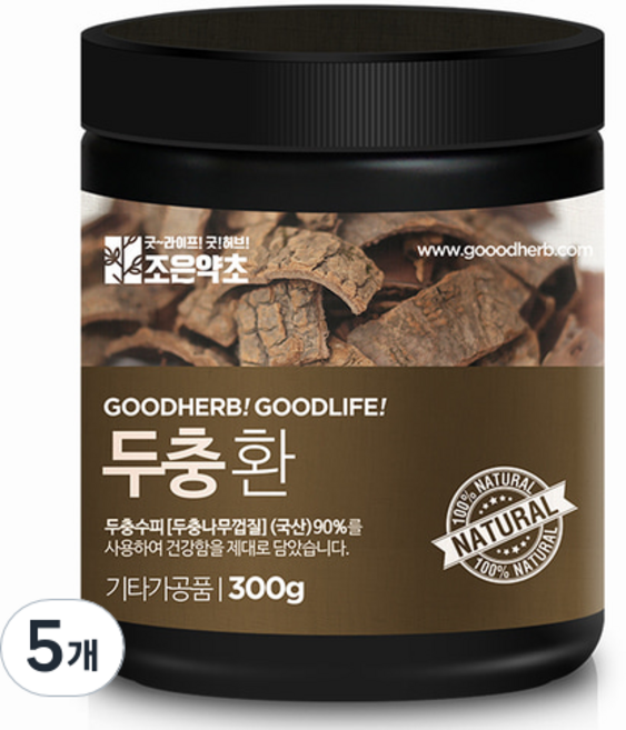 조은약초 프리미엄 두충환, 5개, 300g
