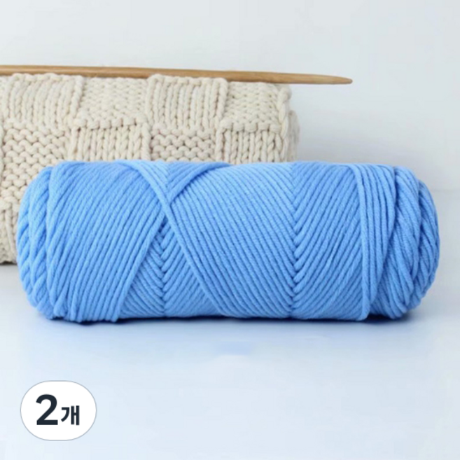 소니오 러버즈 DIY용 뜨개실, 07 하늘색, 2개