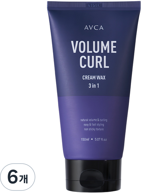 아브카 3 in 1 볼륨 앤 컬크림 왁스, 150ml, 6개