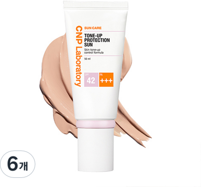 CNP차앤박 톤업 프로텍션 선크림 SPF42 PA+++, 50ml, 6개