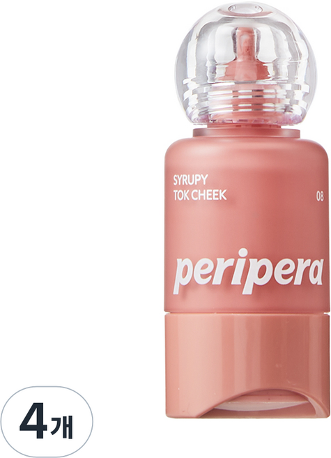 페리페라 시럽피 톡 치크 9g, 008 시럽에빠진자몽, 4개