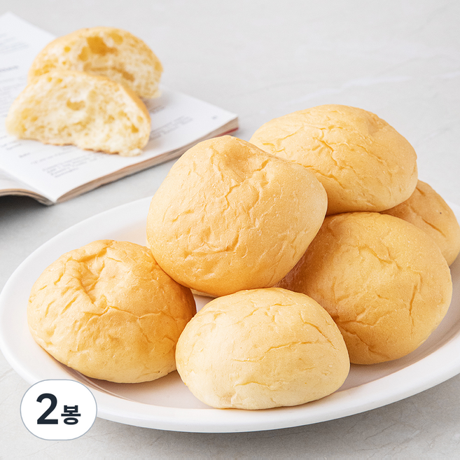 브로드카세 발효종 순수모닝빵, 270g, 2봉