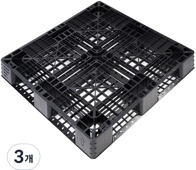 코멧 플라스틱 팔렛트 1100 X 1100 X 120 5.7kg, 3개