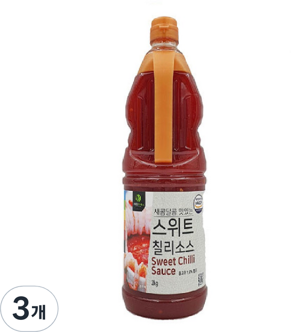 이슬나라 스위트칠리소스, 2kg, 3개
