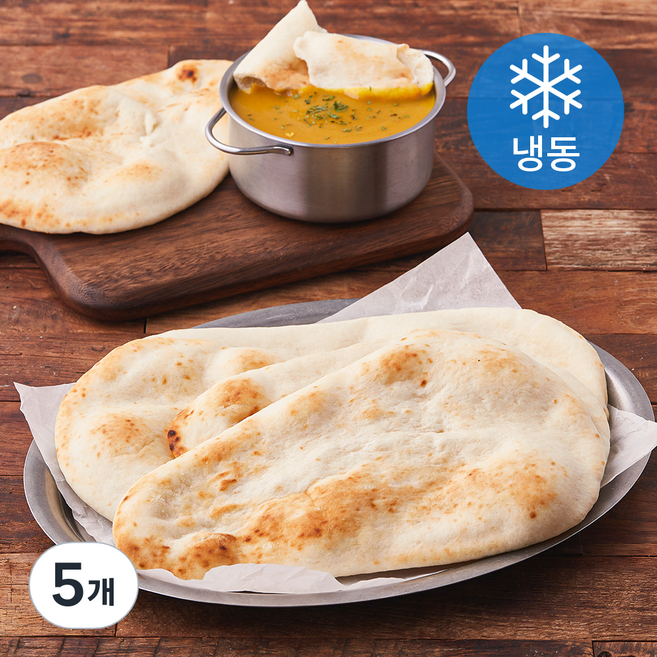 인도산 난 (냉동), 80g, 6개입, 5개