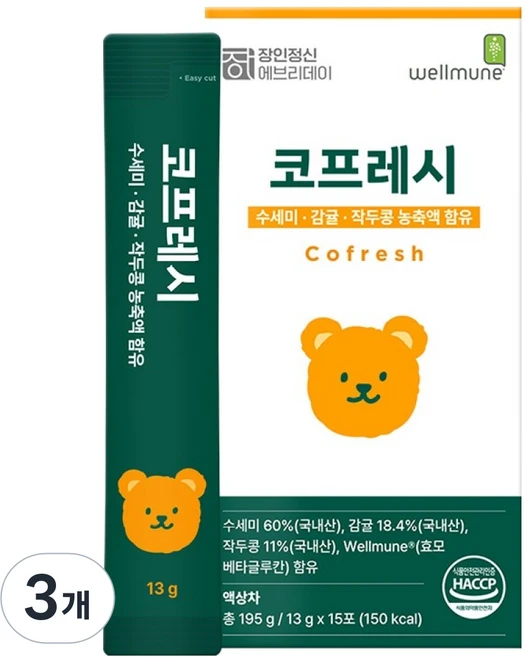 장인정신에브리데이 코프레시, 195g, 3개 - 쿠팡