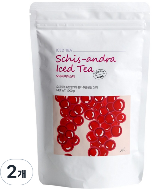 베오베 오미자 아이스티, 2개