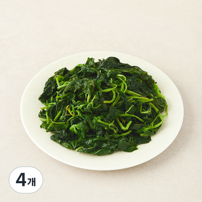 나물투데이 국내산 데친 깻순, 350g, 4개, 1개입