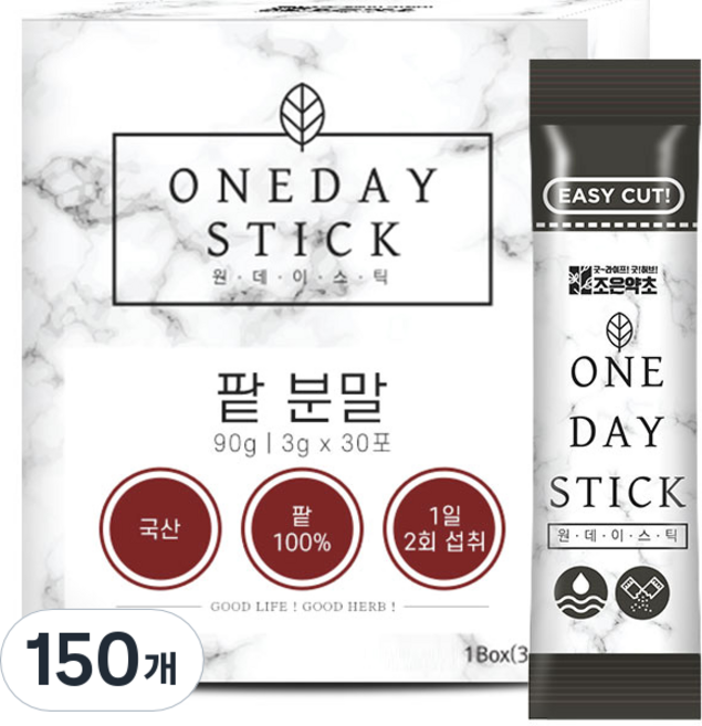 굿허브 원데이스틱 팥분말, 3g, 30개입, 5개