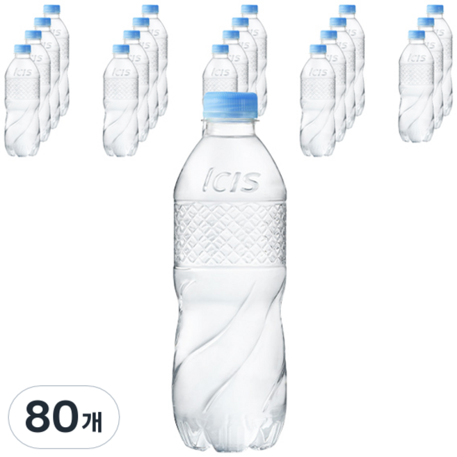 아이시스 초경량 무라벨, 500ml, 80개