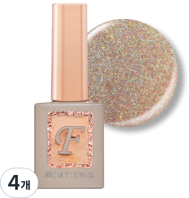 FROM THE NAIL GLITTER 凝膠指甲油, FG67, 10g, 4個