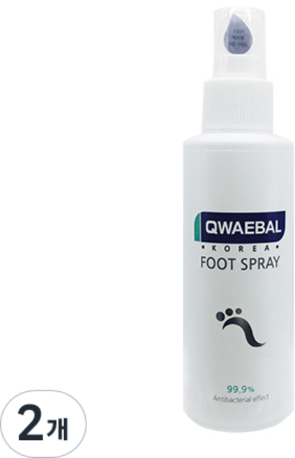 쾌발 풋스프레이, 2개, 150ml