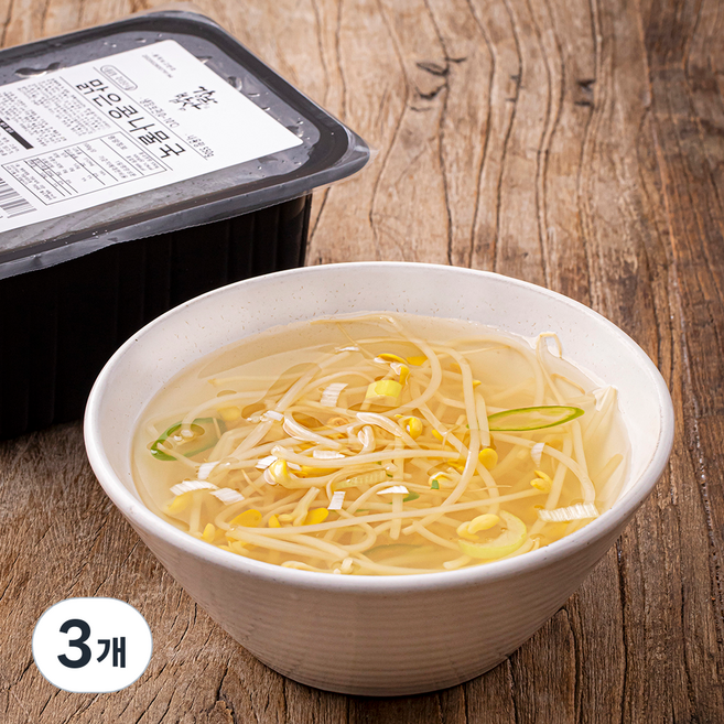 강남밥상 맑은콩나물국, 550g, 3개