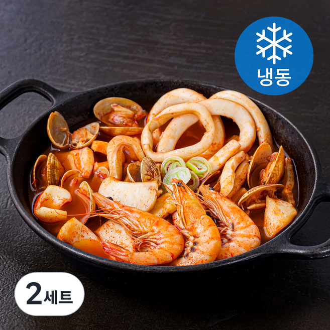 the푸짐한탕선생 오징어 짬뽕 3~4인분 600g + 소스 110g (냉동), 710g, 2세트