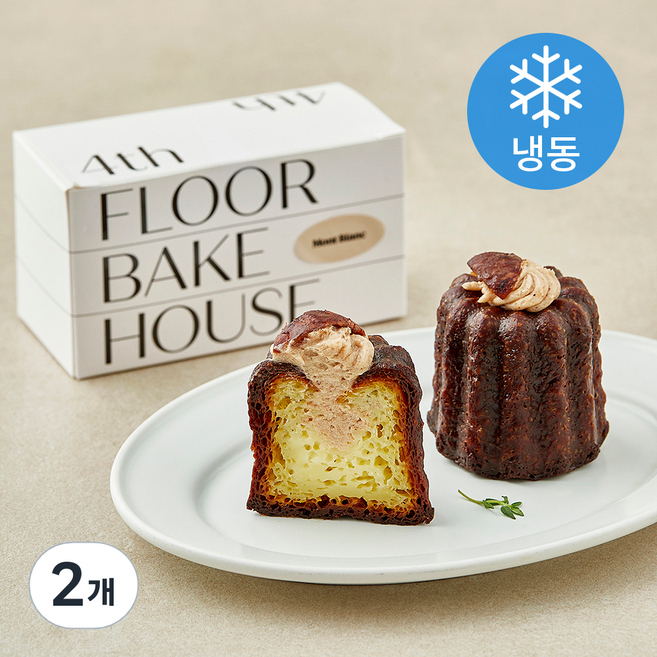 사층빵집 몽블랑 까눌레 (냉동), 55g, 2개, 2개입