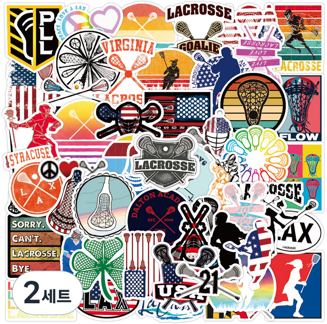 정월나나 프리미엄 노트북 캐리어 DIY 캠핑 데코 스티커 50p, 스타일 13, 2세트