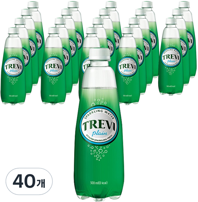 트레비 플레인 페트, 500ml, 40개