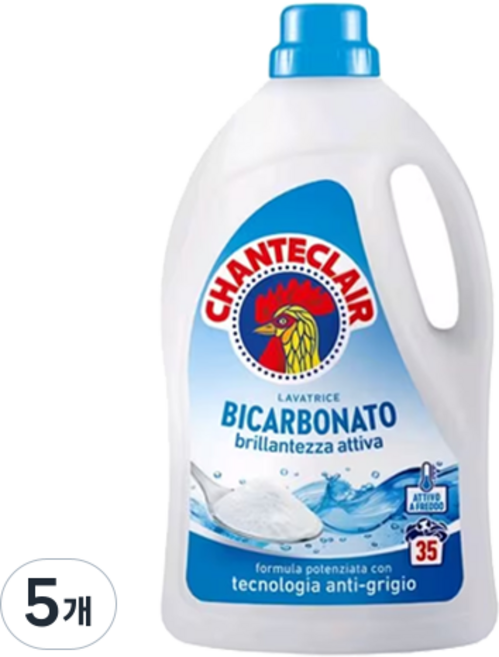 샹떼클레어 세탁세제 베이킹소다, 1.575L, 5개