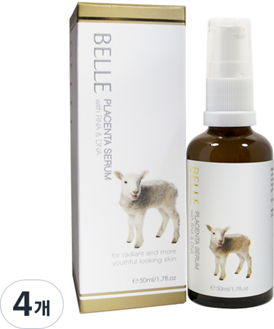 BELLE 澳洲胎盤素胎盤素, 50ml, 4個