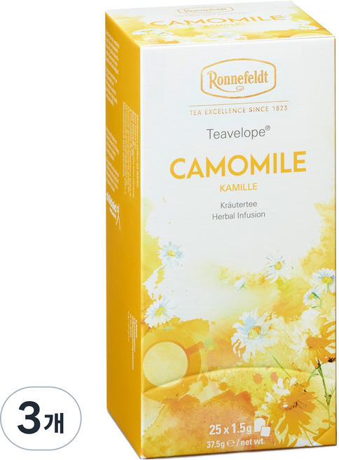 로네펠트 티벨롭 카모마일차, 1.5g, 25개입, 3개