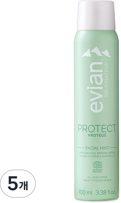 에비앙 페이셜 스프레이 프로텍트, 100ml, 5개
