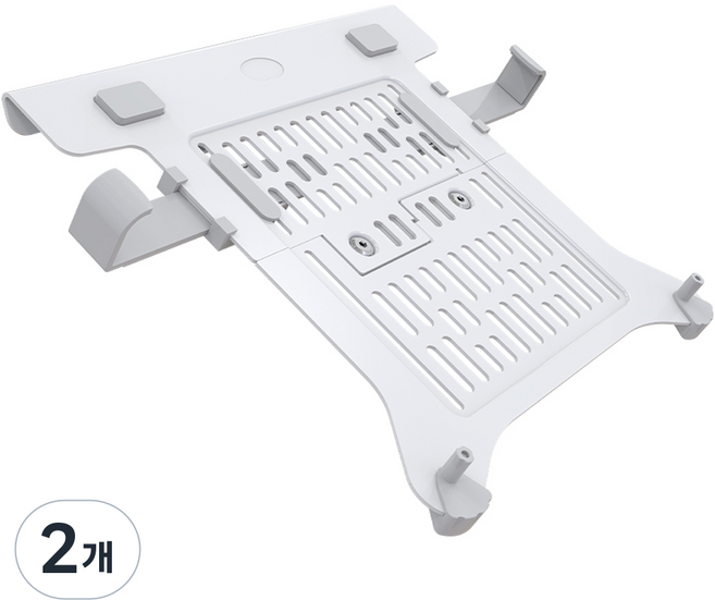 노스바유 노트북암 거치대 브라켓, 화이트, 2개