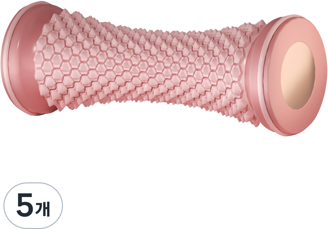 나홈 발 마사지 롤러 지압기 one size, 5개, 핑크