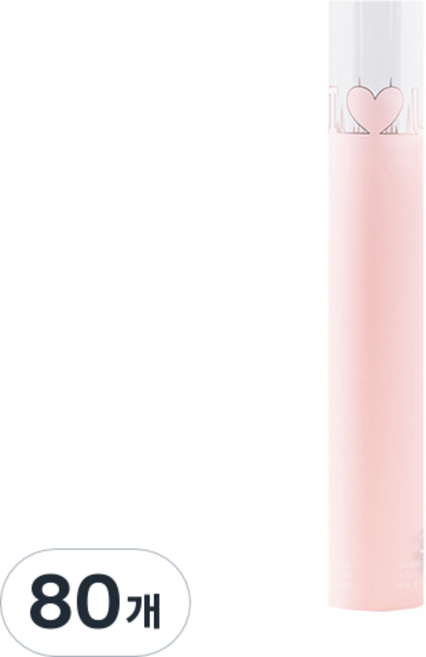 에스피글로벌 장미 한송이 I LOVE YOU 플라워 포장지, 체리 핑크, 80개