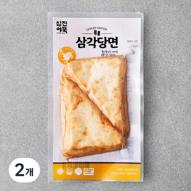 삼진어묵 삼각당면 어묵 4개입, 224g, 2개