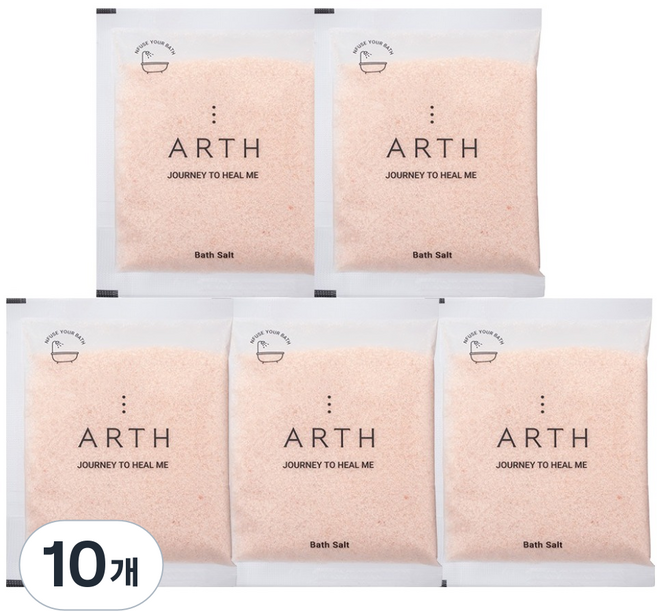 어스 리커버리 배스솔트 라벤더 & 마조람, 80g, 10개