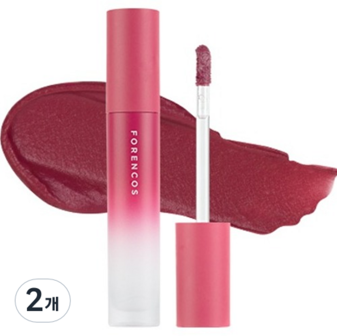 포렌코즈 올라이트 무드 벨벳 틴트, 2개, 3.2g, V08 라피네