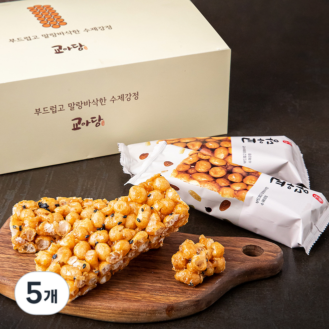 교아당 플레인강정, 25g, 18개입, 5개