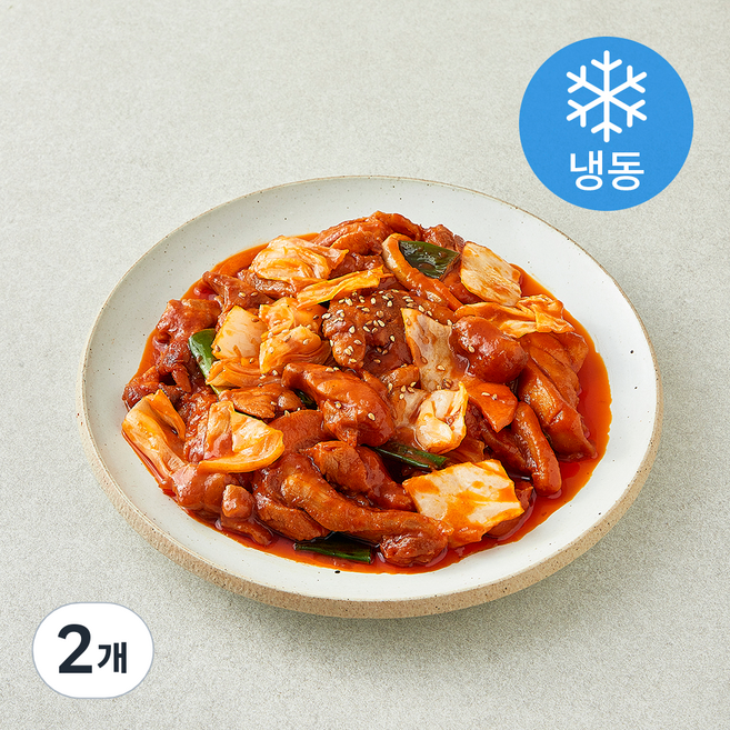 셰프초이스 양배추를 듬뿍 넣은 춘천식 닭갈비 (냉동), 800g, 2개