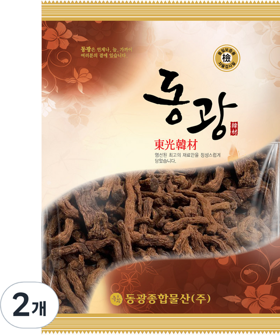 동광한방몰 더 구수한 볶은 둥굴레 차, 500g, 2개