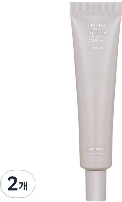 로리니크 L04-N 케라틴 프로 부스터 노워시 단백질 영양 크림 헤어에센스, 20ml, 2개