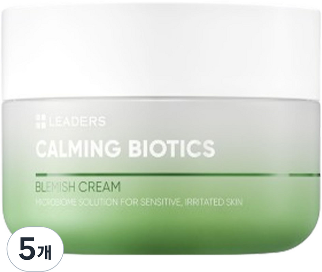 리더스 카밍 바이오틱스 블레미쉬 크림, 50ml, 5개